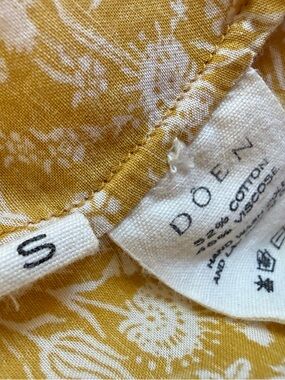 Doen Mustard Yellow Jane Blouse